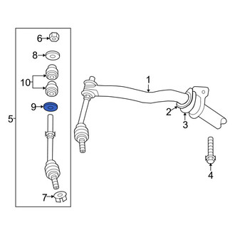 Ram OE - Lower Suspension Stabilizer Bar Link Washer