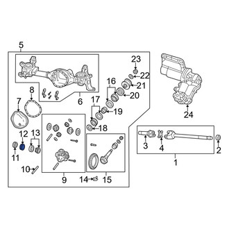 Ram OE - Front Differential Carrier Bearing Shim