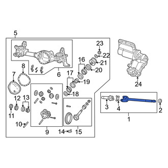 Ram OE - Front Right Drive Axle Shaft