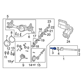 Ram OE - Front Right Drive Axle Shaft