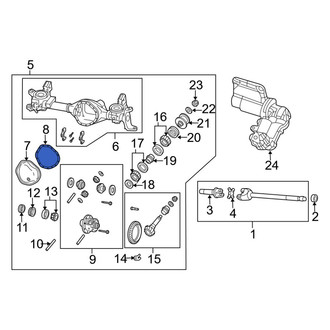 Ram OE - Front Axle Housing Cover Gasket