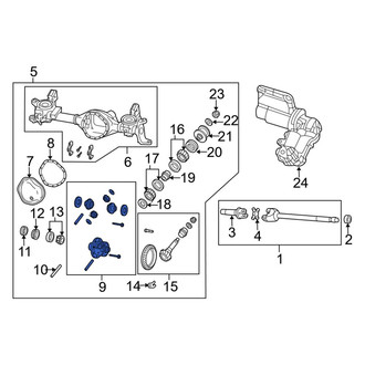 Ram OE - Front Differential Carrier