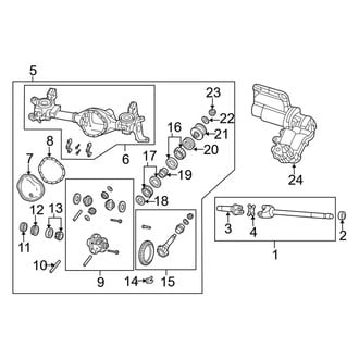 Ram OE - Front Suspension - Front Axle & Carrier