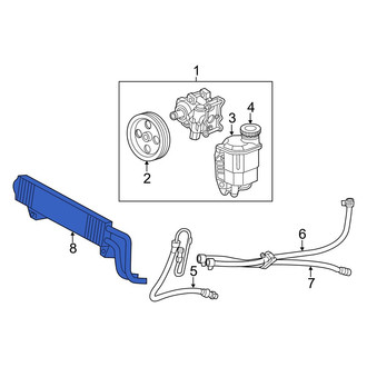 Ram OE - Power Steering Cooler