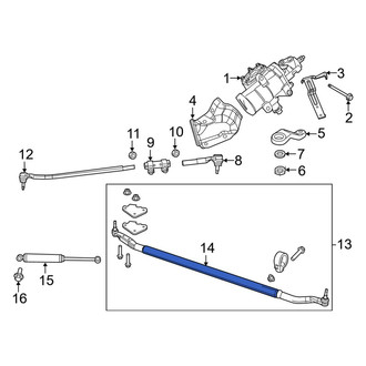 Ram OE - Steering Tie Rod End Adjusting Sleeve