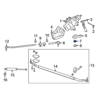 Ram OE - Steering Pitman Arm Washer