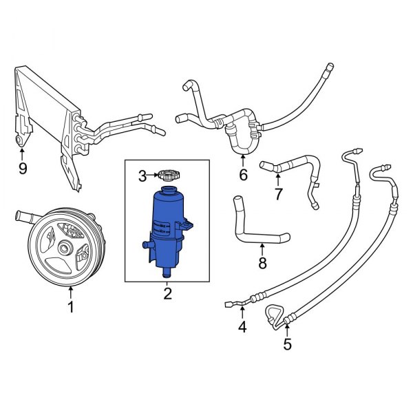 Power Steering Reservoir