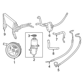 Ram OE - Steering Gear & Linkage - Pump & Hoses (3500 Big Horn / Limited RWD 6.7L)
