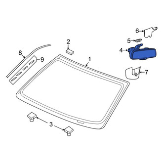 Ram OE - Front Interior Rear View Mirror