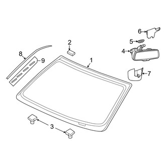 Ram OE - Windshield - Glass (2500 / 3500 Regular Cab / Crew Cab / Mega Cab)