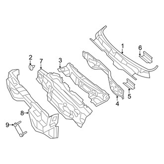 Ram OE - Cab - Cowl (Regular Cab), (2500 / 3500 Regular Cab / Crew Cab / Mega Cab)