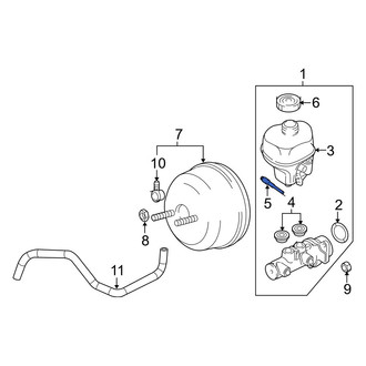 Ram OE - Brake Master Cylinder Reservoir Bolt