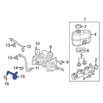 Ram OE - Rear Right Brake Hydraulic Hose