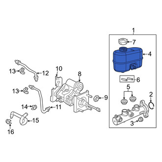 Ram OE - Brake Master Cylinder Reservoir