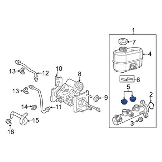 Ram OE - Brake Master Cylinder Reservoir Grommet