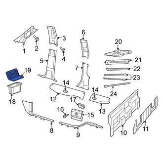 Ram OE - Floor Storage Compartment Lid