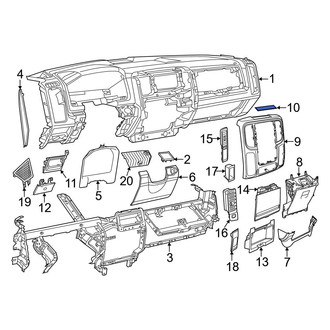 Ram OE - Console Mat