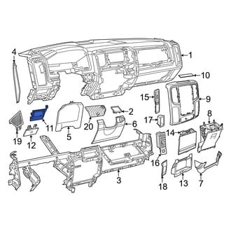 Ram OE - Instrument Panel Bezel
