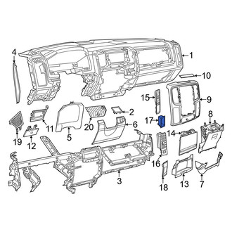Ram OE - Right Instrument Panel Pocket