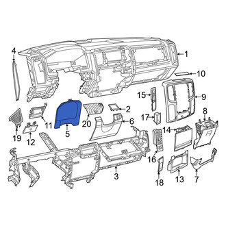 Ram OE - Instrument Cluster Bezel