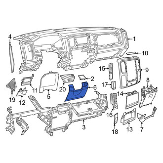 Ram OE - Steering Column Cover