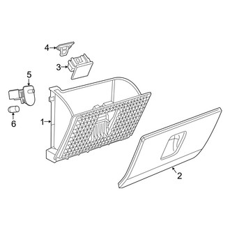 Ram OE - Instrument Panel - Glove Box