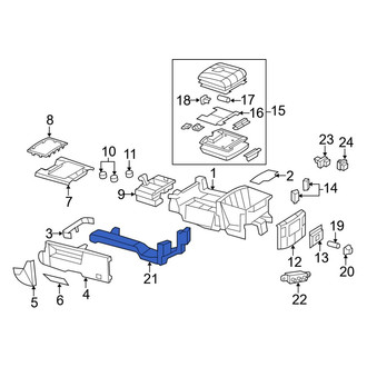 Ram OE - Left Instrument Panel Air Duct