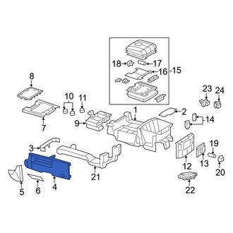 Ram OE - Center Left Console Trim Panel