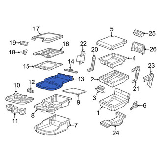 Ram OE - Front Center Seat Frame