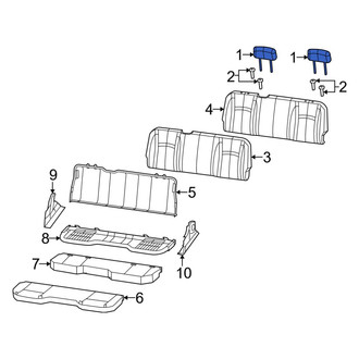 Ram OE - Rear Center Headrest