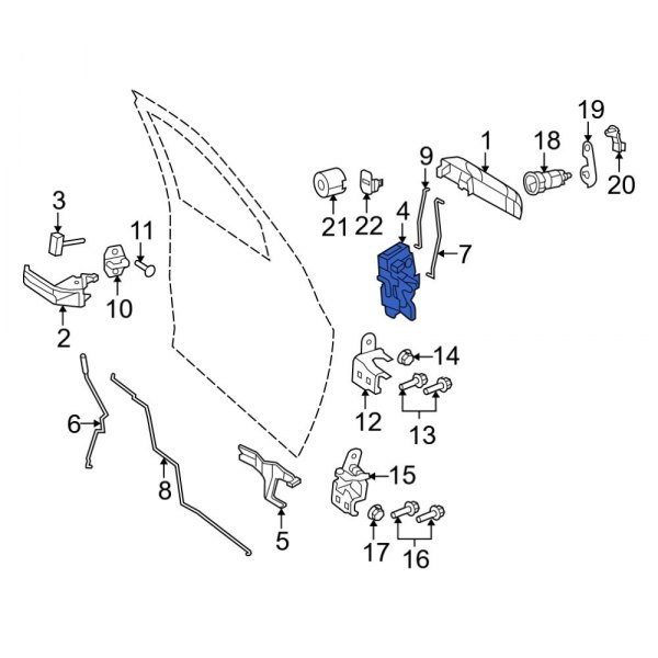 Door Latch Assembly