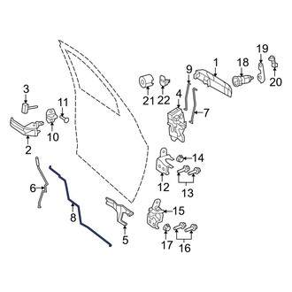 Ram OE - Front Left Outer Door Handle Link