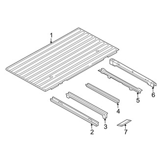 Ram OE - Pick Up Box - Floor (3500 Big Horn / Laramie / Laramie Longhorn / Limited / SLT / Tradesman)