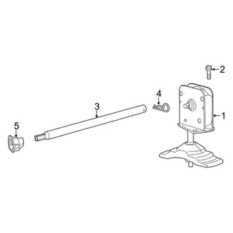 Ram OE - Pick Up Box - Spare Tire Carrier (2500 / 3500 Regular Cab / Crew Cab / Mega Cab)