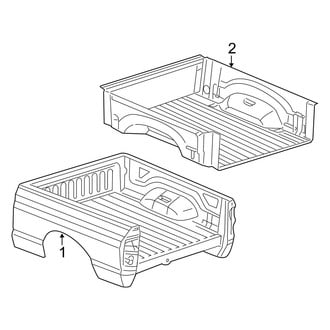 Ram OE - Pick Up Box - Box Assembly (8' Bed)