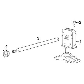 Ram OE - Pick Up Box - Spare Tire Carrier (8' Bed), (2500 / 3500 Regular Cab / Crew Cab / Mega Cab)