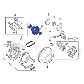 Ram OE - Rear Wheel Bearing and Hub Assembly