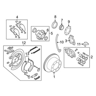 Ram OE - Rear Suspension - Brake Components
