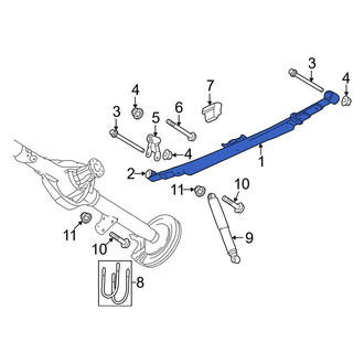 Ram OE - Rear Leaf Spring Assembly