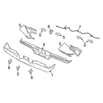 Ram OE - Rear Bumper - Bumper & Components