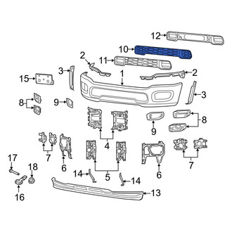 Ram OE - Front Lower Grille
