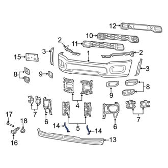 Ram OE - Stone Deflector Bracket