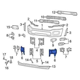 Ram OE - Headlight Bracket