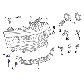 Ram OE - Headlight Mounting Nut