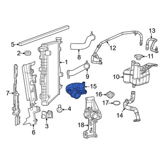 Ram OE - Upper Engine Coolant Thermostat Housing