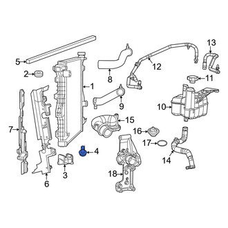 Ram OE - Radiator Drain Plug