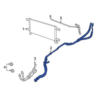 Ram OE - Automatic Transmission Oil Cooler Hose Assembly