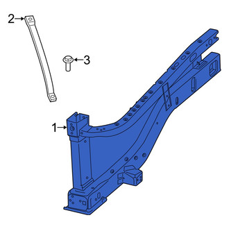 Ram OE - Front Right Fender Rail