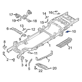 Ram OE - Rear Left Shock Mount Bracket