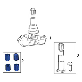 Ram OE - Tire Pressure Monitoring System (TPMS) Valve Stem Cap